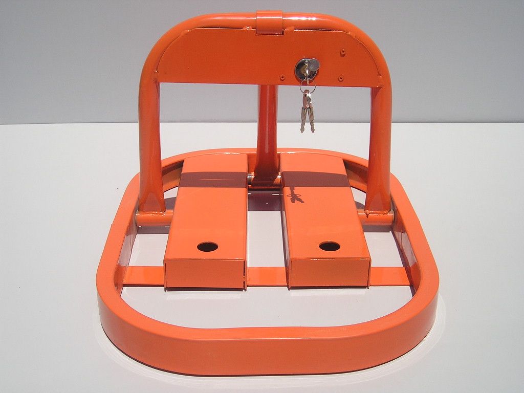high end Manually operated 'O' type steel Parking lot lock/Barrier