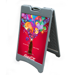 A Board display stand/Poster stand(plastic)