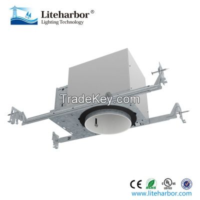 Line Voltage 4 Inch New Construction NON-IC Recessed Housing