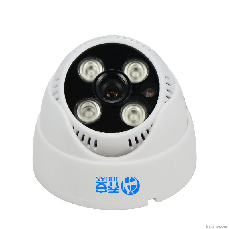 Jooan MegaPixel HD IP Camera, Conch Dome Surveillance Camera With Four Lights Dot Array Lamps, Support Mobile Phone Monitor, 720P With IR-CUT. Lens:3.6mm/6/8/12/16mm