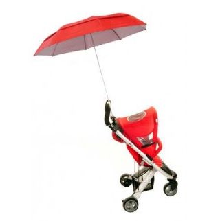 Buggy Brolly - Height Adjustable Vented Umbrella - Red