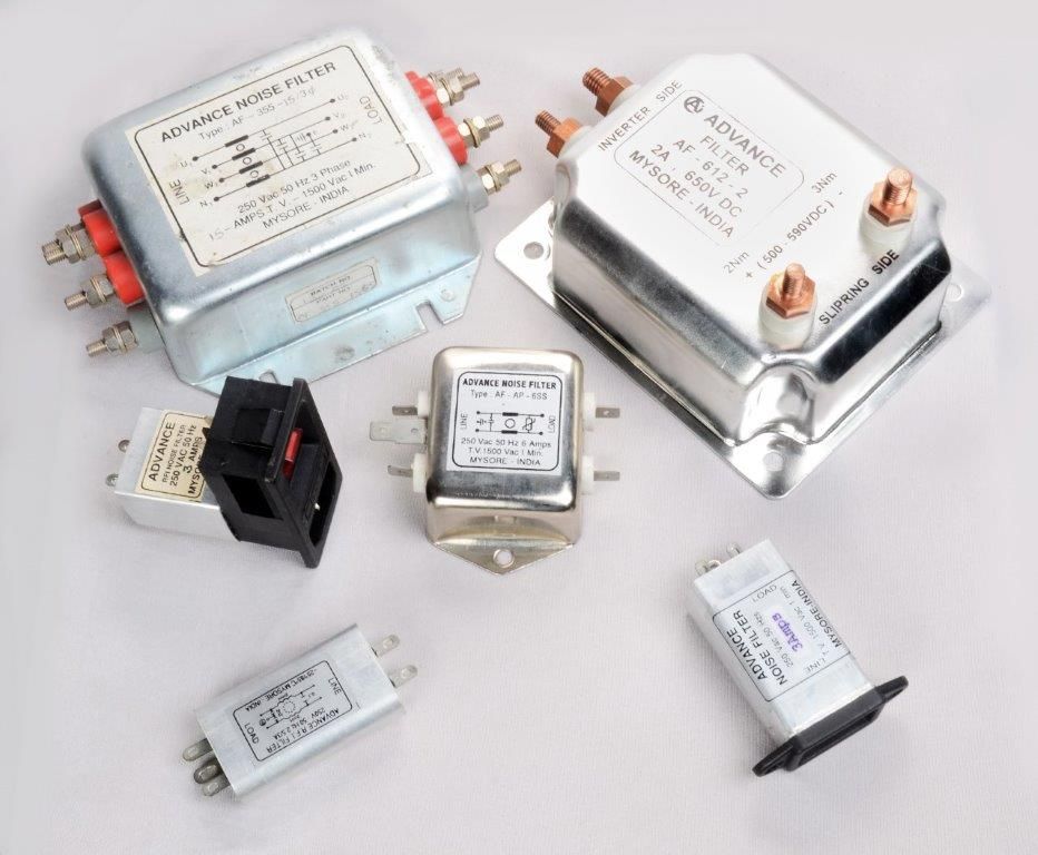 Advance make Metallised Film capacitors and EMI Noise Filters