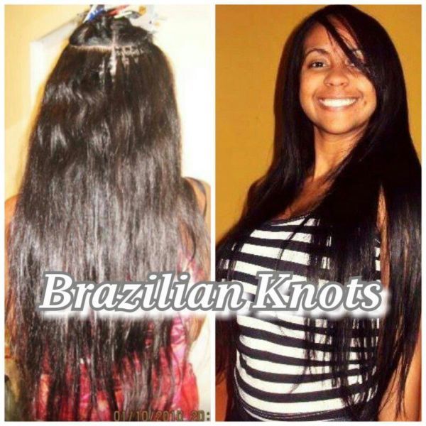   BRAZILIAN KNOTS HAIR EXTENSIONS - VERY CHEAP!!
