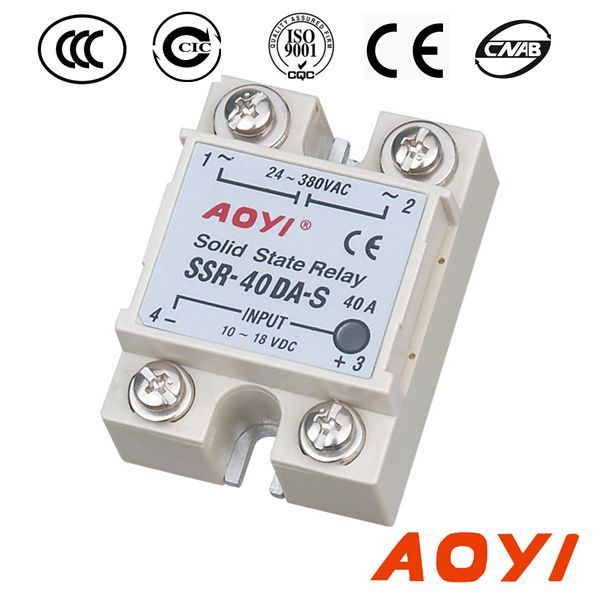 Hot sale solid state relay 40A SSR-40DA-S