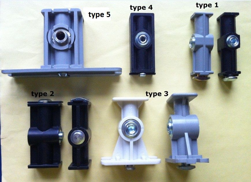 connecters for aluminium profile 