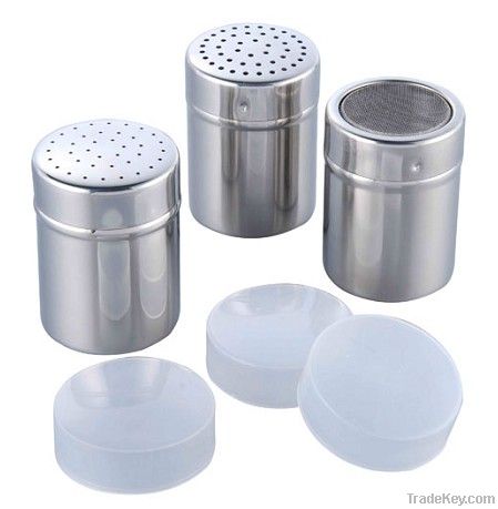 Three-Piece Condiment Set with Plastic Cover