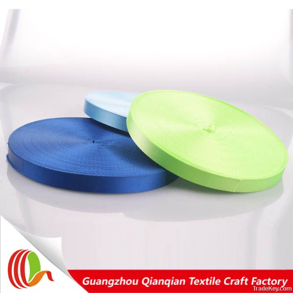 Heat transfer printed polyester webbing