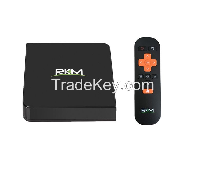 Rikomagic MK06 Amlogic S905 quad core android 5.1 mini tv box 1G RAM, 8G ROM wifi bluetooth Gbit lan 4K@60fps H.265