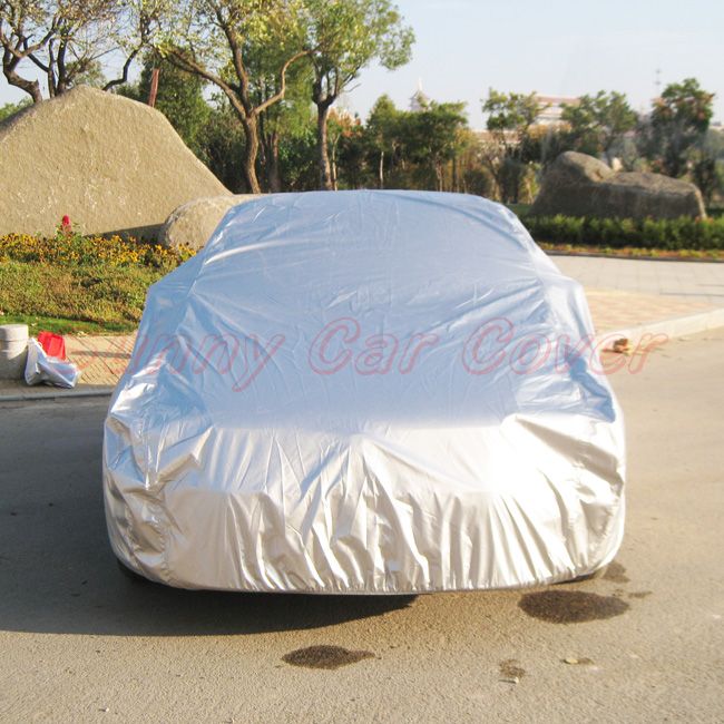 High UV protective silver car covers, oxford polyester, outdoor waterproof