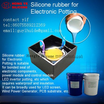 hongyejie   silicone rubber for electronic potting