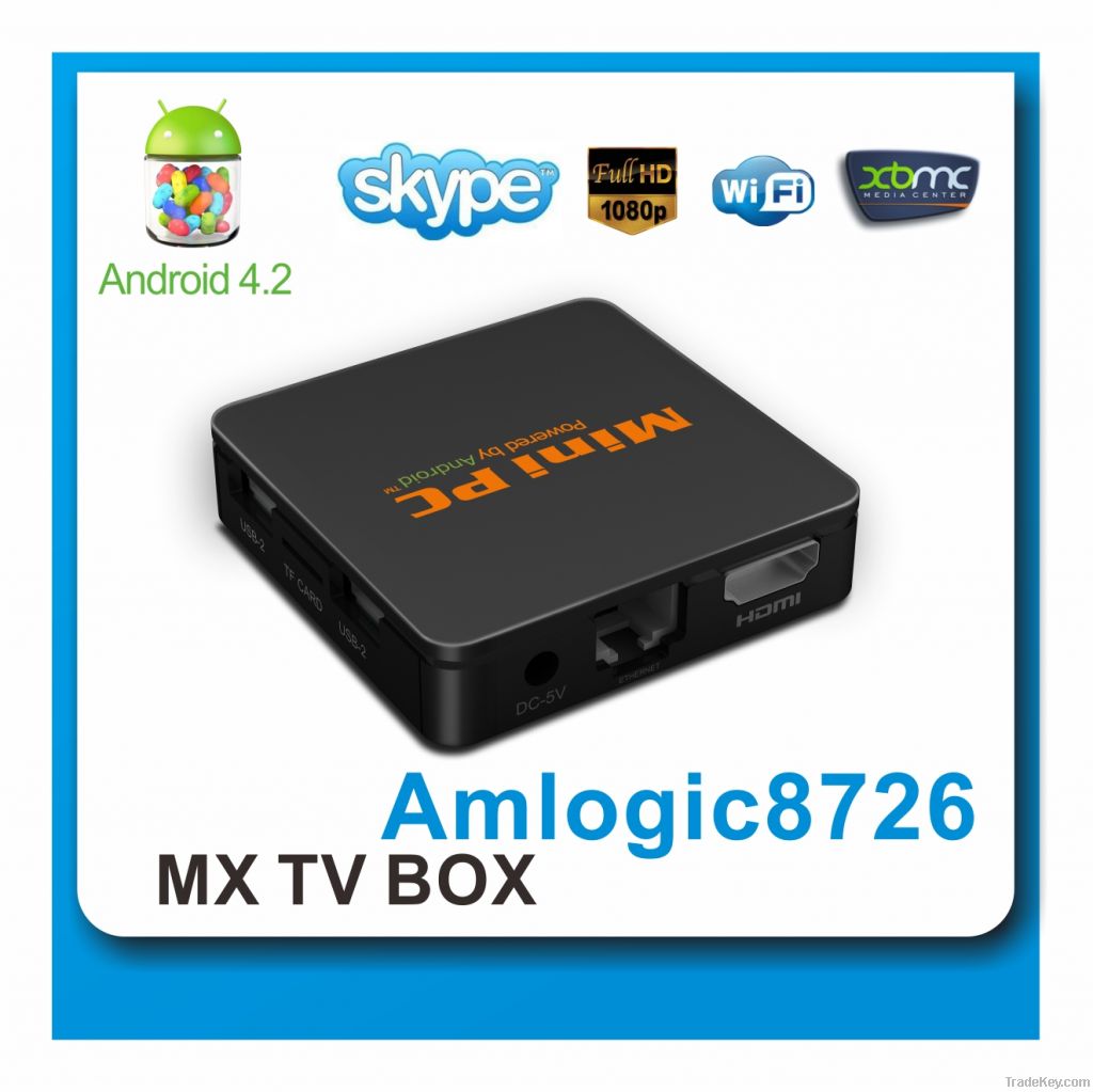 2014 best selling tv box android 4.2 mini pc with wifi and hdmi