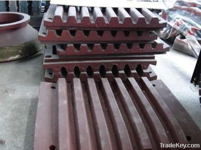 hot selling jaw crusher spare parts jaw plate