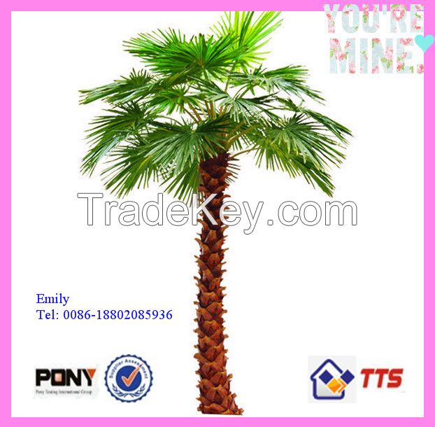 2014 China factory price artificial decorative tree , artificial palm tree