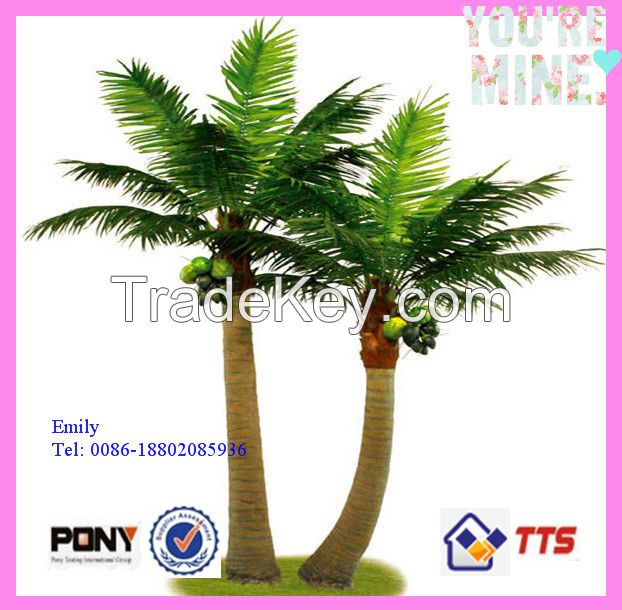 home garden decor outdoor artificial palm tree artificial coconut tree