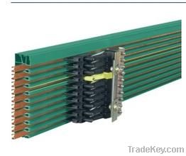 compact conductor busbar system for assembly line