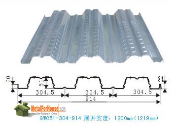Corrugated Galvanized Steel Roofing Tile