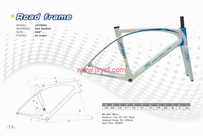 Carbon Road Frame/Carbon Fiber Bicycle Frame/ Carbon Fiber Frame