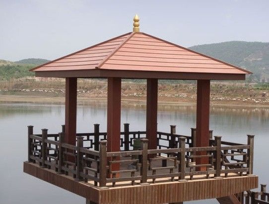 wood plastic composites gazebo