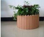 wood plastic composites flower pots