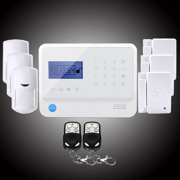 2014 CE+FCC+RoHS Spanish/Germany/French/Russian/English/ & App controlled gsm alarm system for wireless alarm system