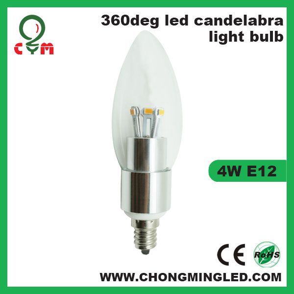  3W 4W 5W 6WDimmable E12/E14/E17/E26/E27 Led candle light   