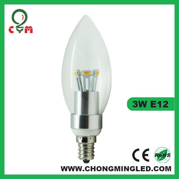  CE e12/e14 3w/4w/5w led candle light ,360 led candle lamp  