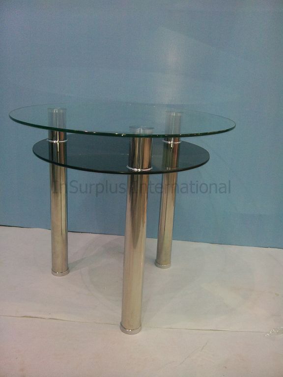 Glass Metal Dining Table