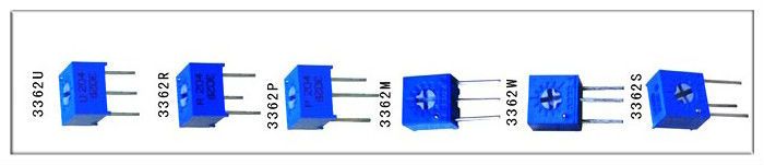 3362 single-turn cermet trimmer potentiometer 