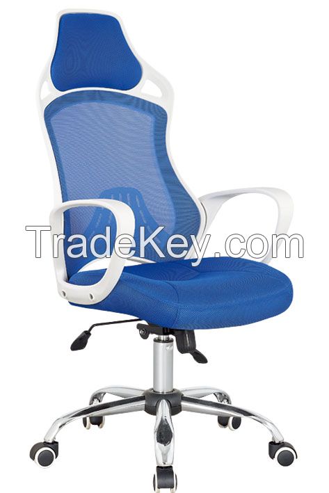 Modern Ergonomic High Back Director Mesh Chair with Headrest