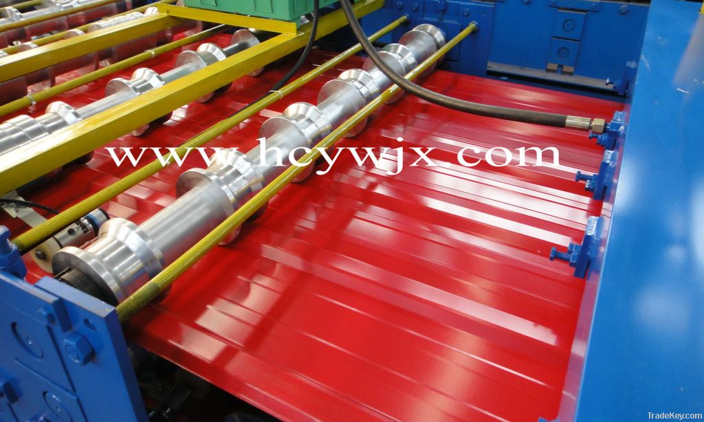 color steel corrugated galvanized roof roll forming machine