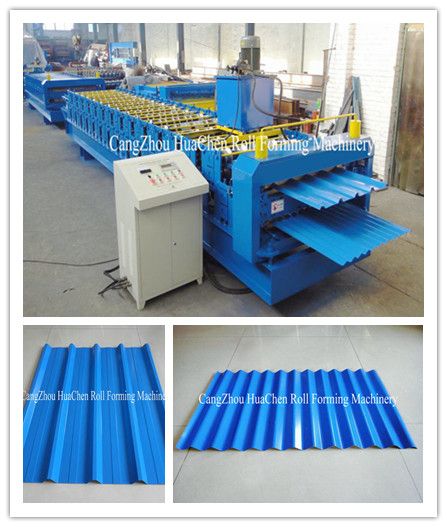 Steel Roof&Wall Panel Double Deck Roll forming Machinery