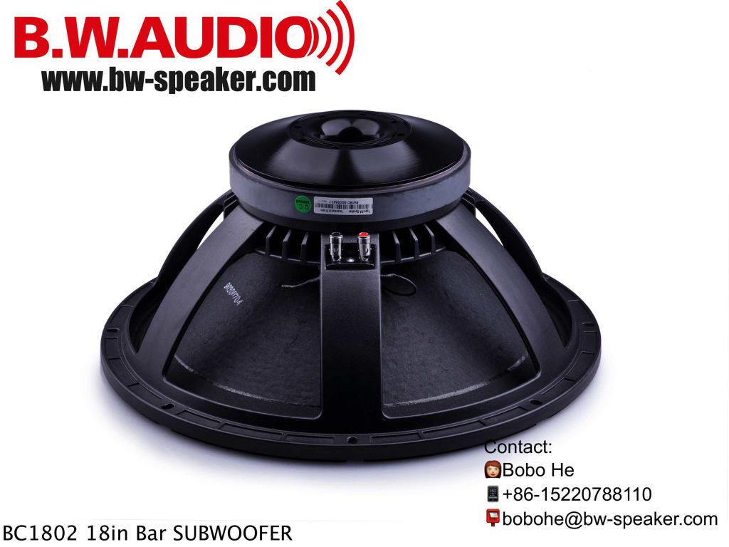 BC1801-China Manufacturer PA speaker 18inch Subwoofer 1000Watts RMS power