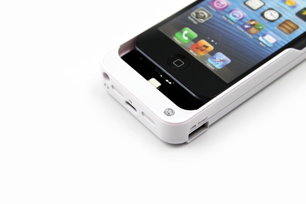 capacity 2,800mAh Li-ion Polymer power case for Iphone5/5c