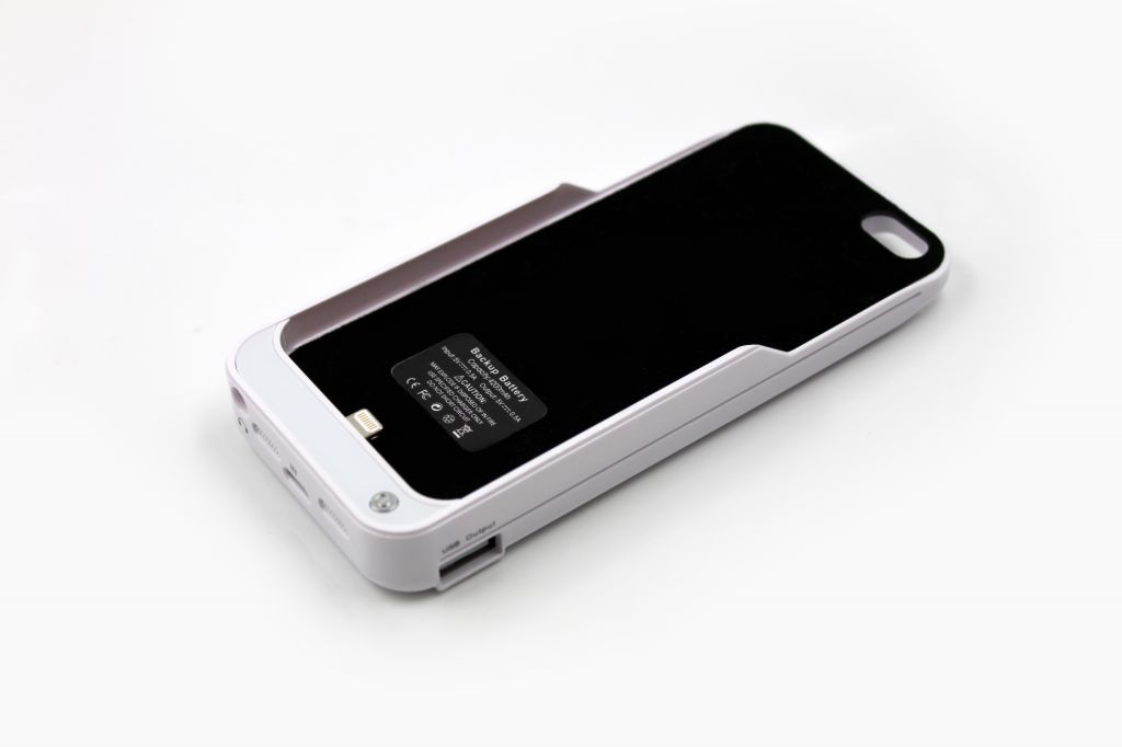 capacity 2,800mAh Li-ion Polymer power case for Iphone5/5c