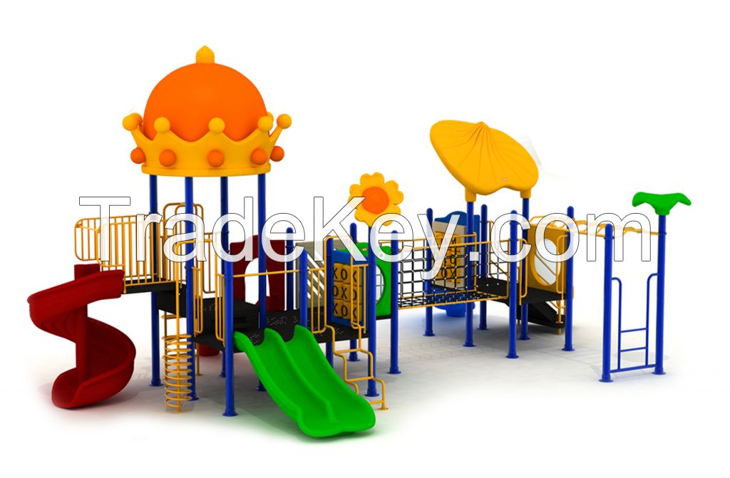 Outdoor commercial playground equipment