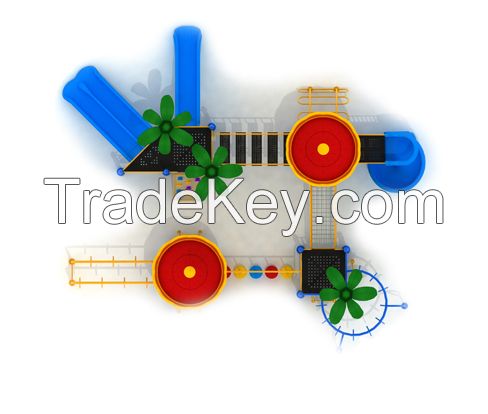 Outdoor multi playground equipment