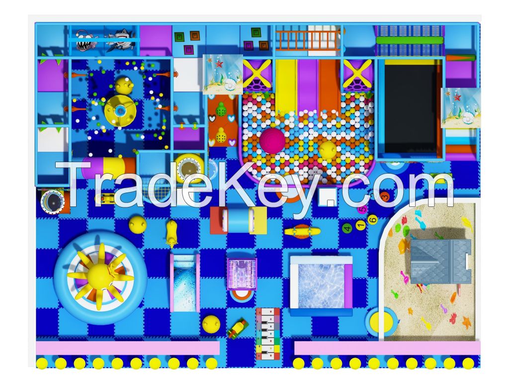 Commercial indoor kids playground equipment 