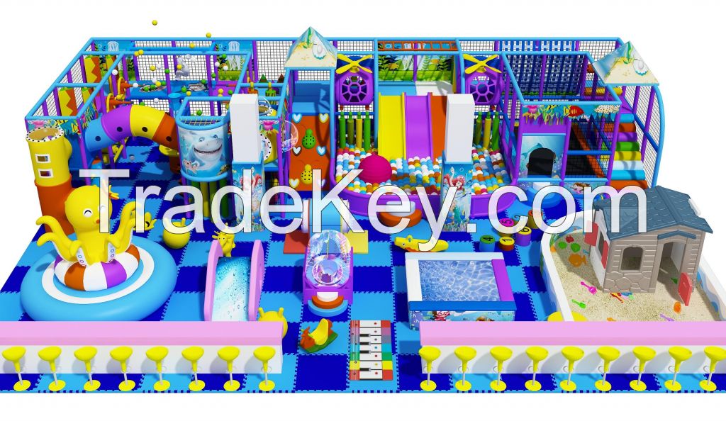 Commercial indoor kids playground equipment 