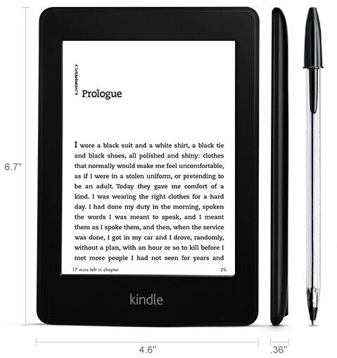 Original&Used Amazon Kindle Paperwhite E-book,Wi-Fi, Paperwhite Display, High Resolution, High Contrast, Next-Gen Built-in Light