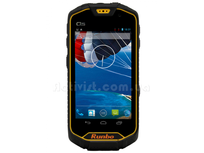 Runbo Q5 Mobile Phone Walkie Talkie 4.5&quot;Gorilla IPS 2GB RAM/32GB ROM 13.0MP Camera MTK6589T Quad Core Waterproof, Anti-shock, Anti-dust, SOS