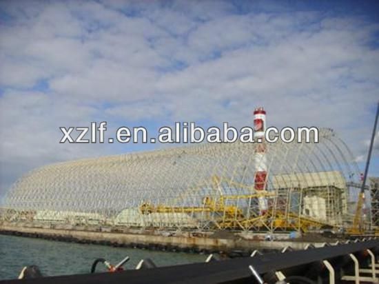 best price for light/heavy steel structure of dry coal storage