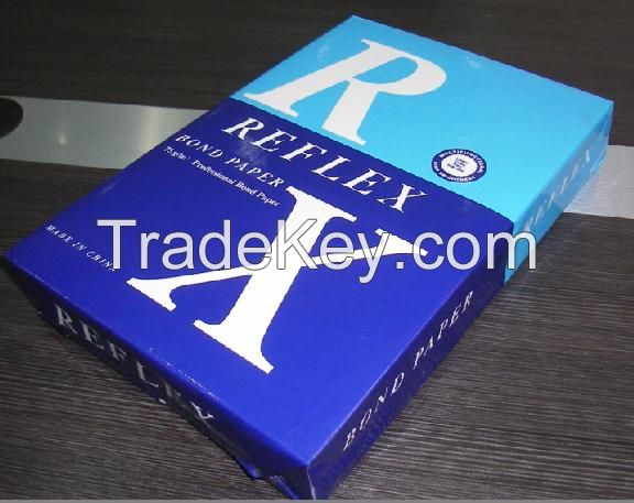 selling best quality 100% wood pulp a4 paper 80g double a quality