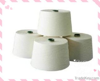 polyester spun virgin yarn in 90% polyester and 10% cotton