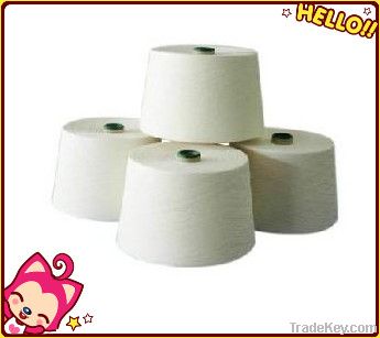 textiles yarn in polyester blended yarn 10% cotton yarn