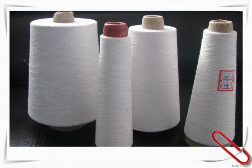 high tenacity raw white polyester virgin single yarn in hebei