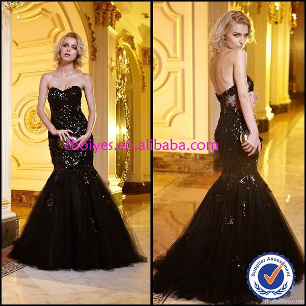 AO50152-1 Elegant Sweetheart Embroidered See-Through Bandage Dress