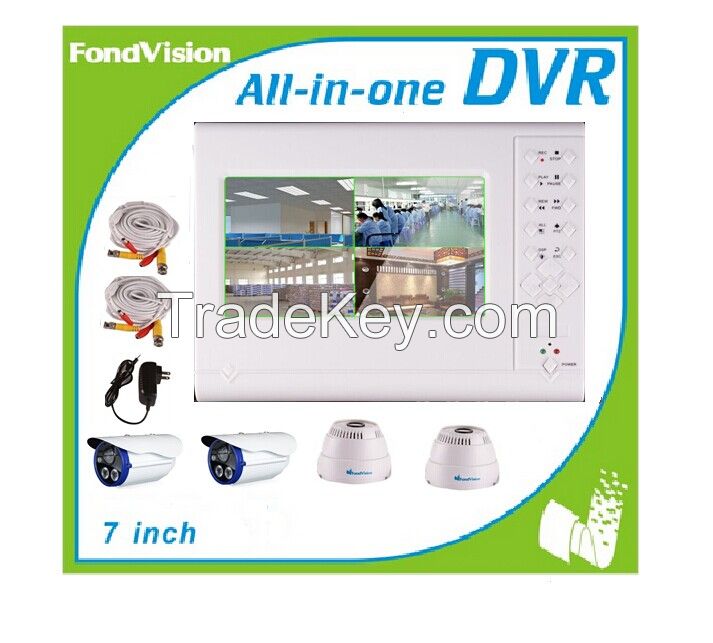 Hot Selling DVR USB 4 Channel Standalone DVR combo with p2p NOVIF cctv dvr