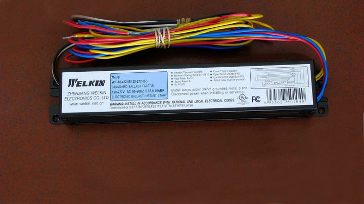 Welkin T8 electronic ballast 120V & 277V