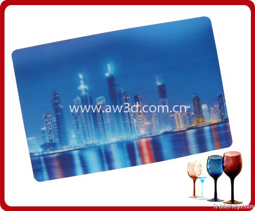 3D lenticular placemat