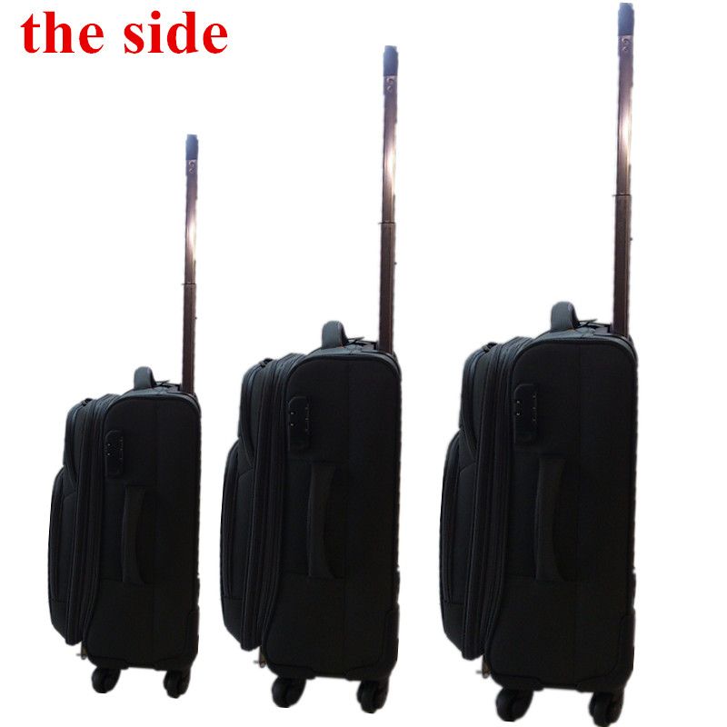 New design size 20 24 28 upright travel trolley luggage bag 